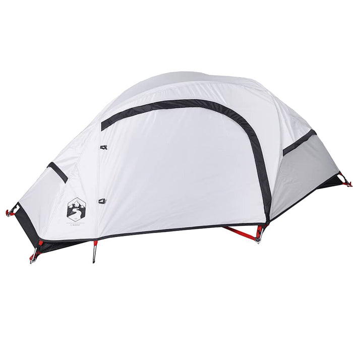 Cort camping cupolă 1 persoană alb, țesătură opacă, impermeabil - WALTI WALTI