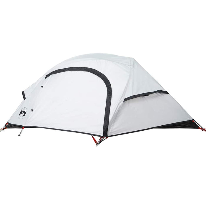 Cort camping cupolă 1 persoană alb, țesătură opacă, impermeabil - WALTI WALTI