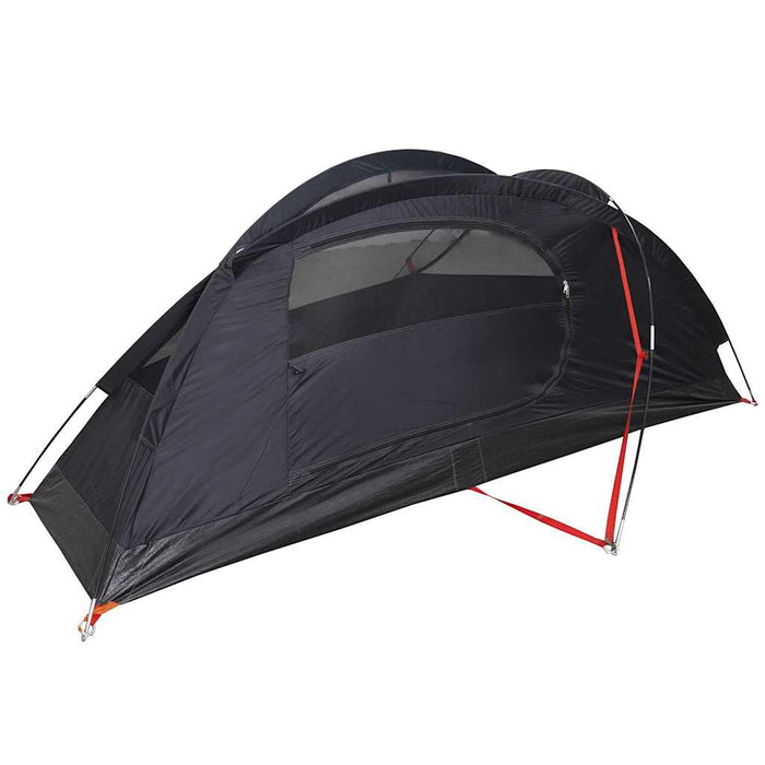 Cort camping cupolă 1 persoană alb, țesătură opacă, impermeabil - WALTI WALTI