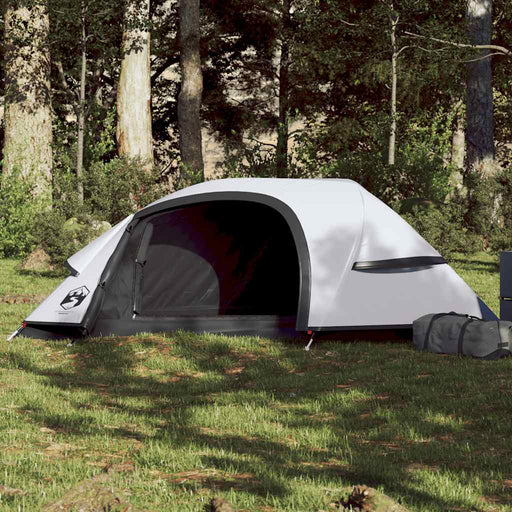 Cort camping cupolă 1 persoană alb, țesătură opacă, impermeabil - WALTI WALTI