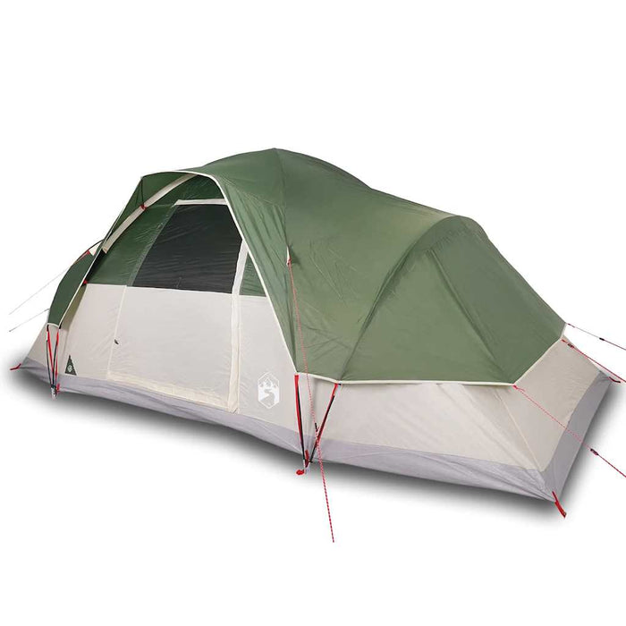 Cort de camping cupolă pentru 9 persoane, verde, impermeabil - WALTI WALTI