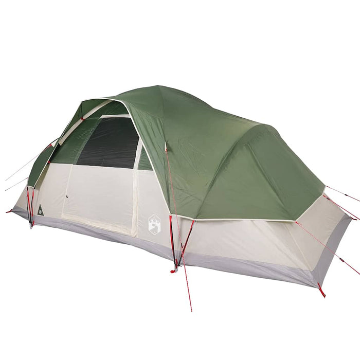 Cort de camping cupolă pentru 9 persoane, verde, impermeabil - WALTI WALTI