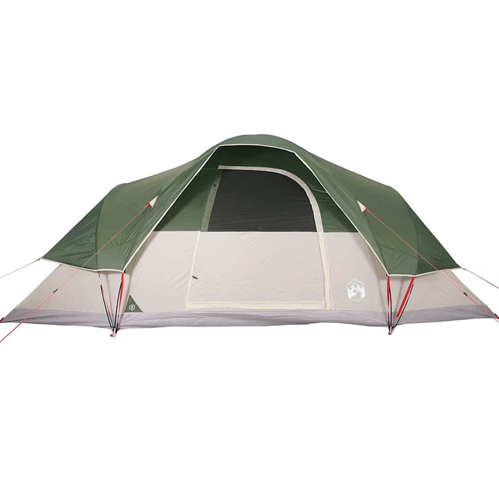 Cort de camping cupolă pentru 9 persoane, verde, impermeabil - WALTI WALTI