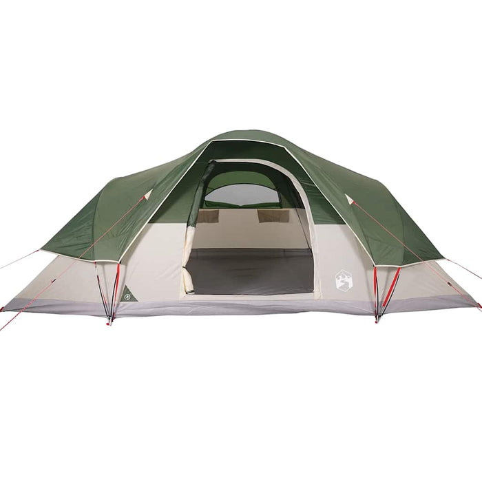 Cort de camping cupolă pentru 9 persoane, verde, impermeabil - WALTI WALTI