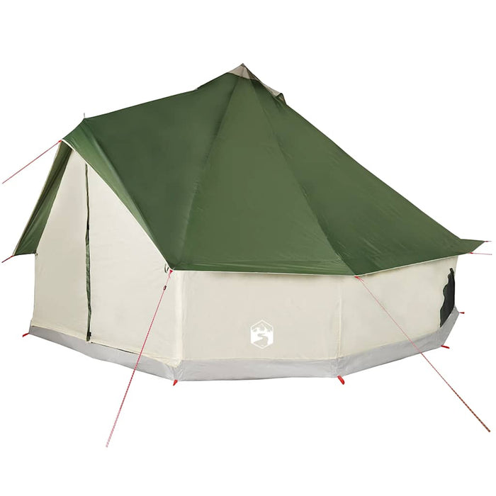 Cort de familie Tipi pentru 6 persoane, verde, impermeabil - WALTI WALTI