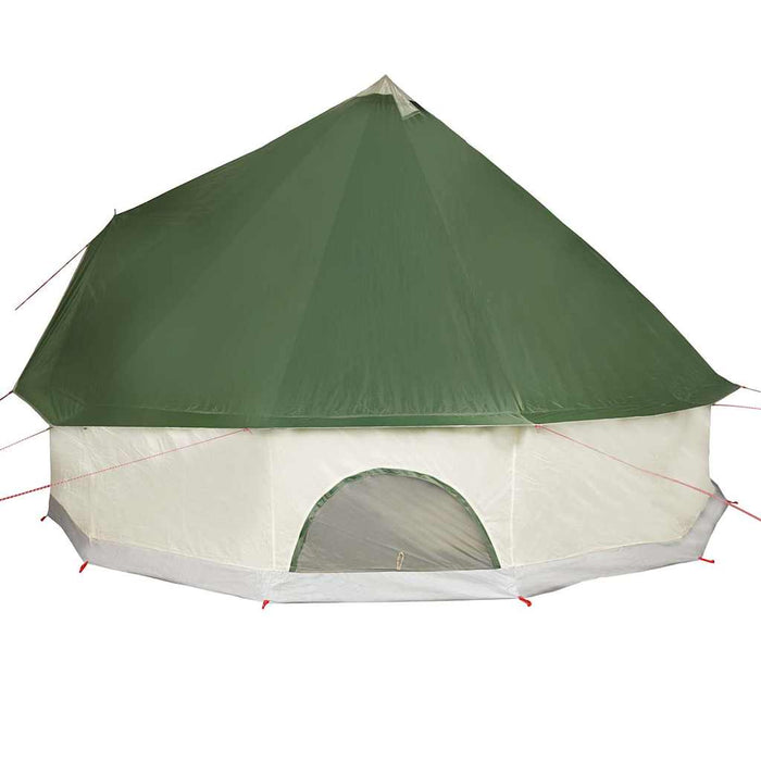 Cort de familie Tipi pentru 8 persoane, verde, impermeabil - WALTI WALTI