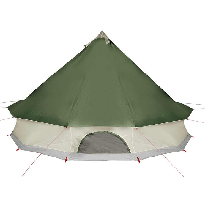 Cort de familie Tipi pentru 10 persoane, verde, impermeabil - WALTI WALTI