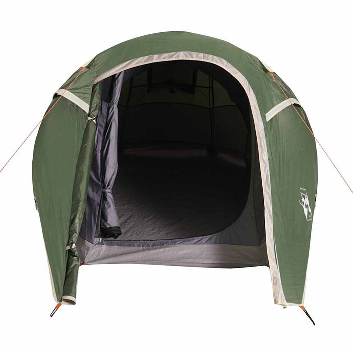 Cort de camping pentru 3 persoane, verde, impermeabil - WALTI WALTI