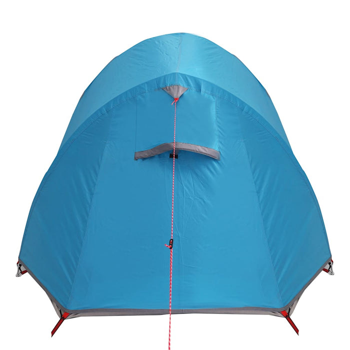 Cort de camping pentru 3 persoane, albastru, impermeabil - WALTI WALTI