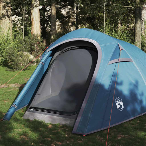 Cort de camping pentru 3 persoane, albastru, impermeabil - WALTI WALTI