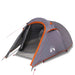 Cort de camping tunel 3 persoane, gri/portocaliu, impermeabil - WALTI WALTI