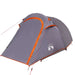 Cort de camping tunel 3 persoane, gri/portocaliu, impermeabil - WALTI WALTI