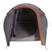 Cort de camping tunel 3 persoane, gri/portocaliu, impermeabil - WALTI WALTI