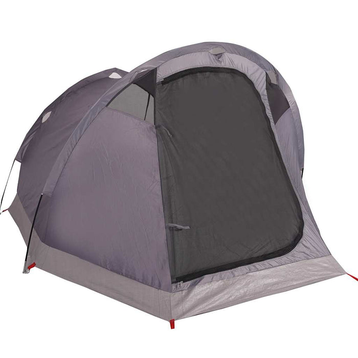 Cort de camping tunel 3 persoane, gri/portocaliu, impermeabil - WALTI WALTI