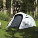 Cort camping tunel 3 persoane, alb, țesătură opacă, impermeabil - WALTI WALTI