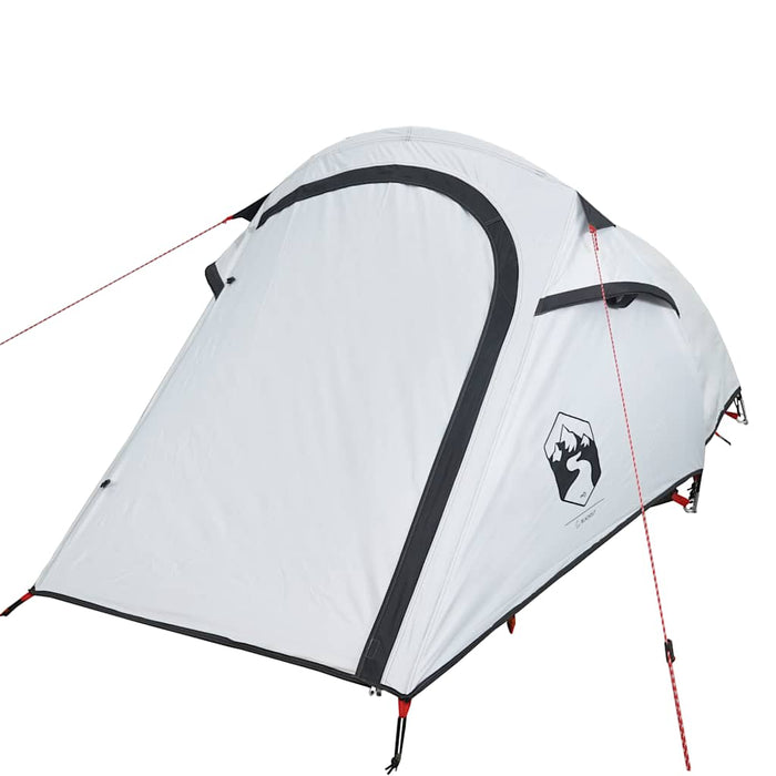 Cort camping tunel 3 persoane, alb, țesătură opacă, impermeabil - WALTI WALTI