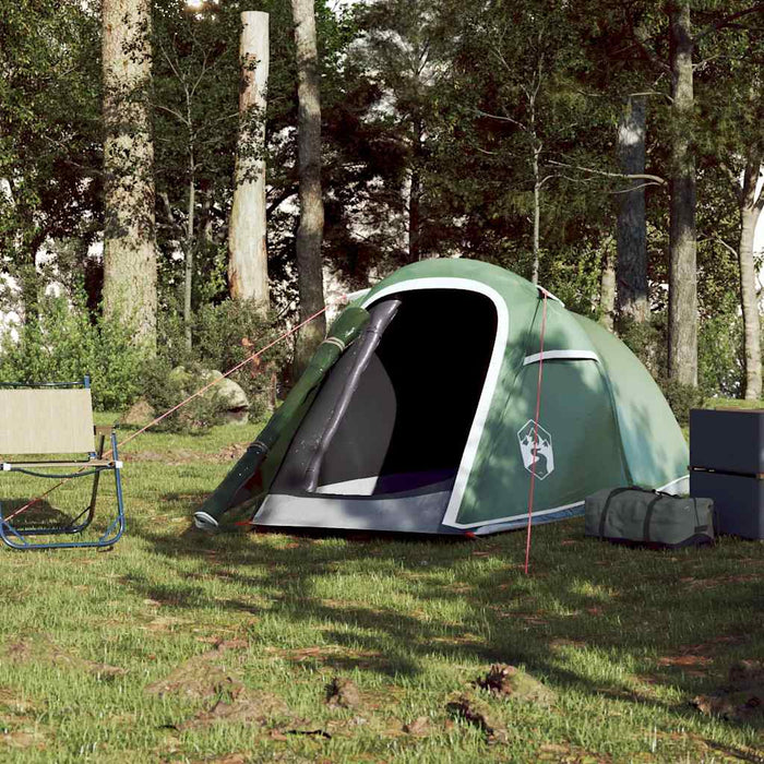 Cort de camping pentru 2 persoane, verde, impermeabil - WALTI WALTI