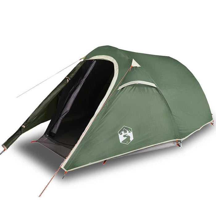 Cort de camping pentru 2 persoane, verde, impermeabil - WALTI WALTI