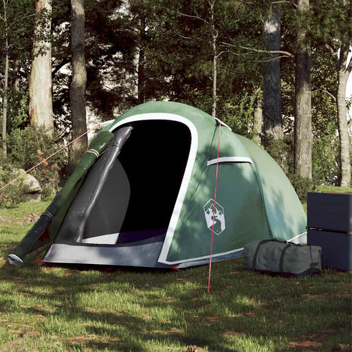 Cort de camping pentru 2 persoane, verde, impermeabil - WALTI WALTI
