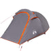 Cort de camping tunel 2 persoane, gri/portocaliu, impermeabil - WALTI WALTI