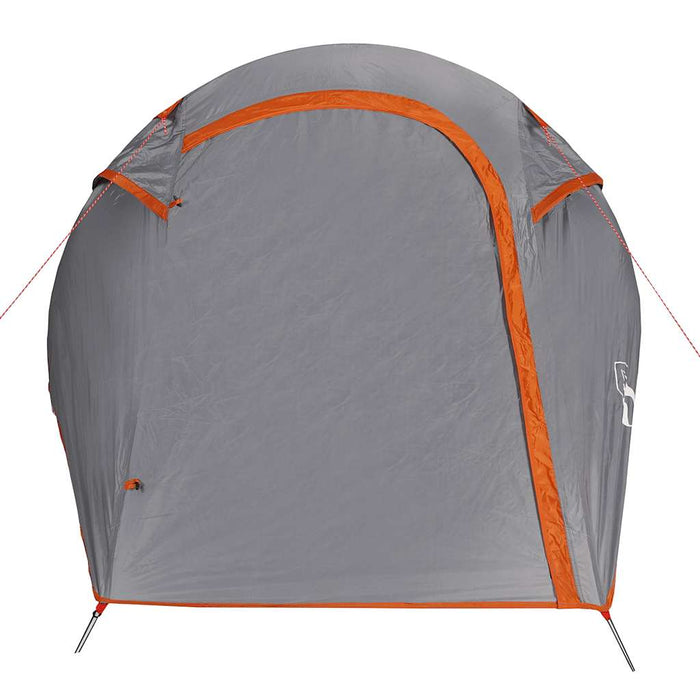 Cort de camping tunel 2 persoane, gri/portocaliu, impermeabil - WALTI WALTI