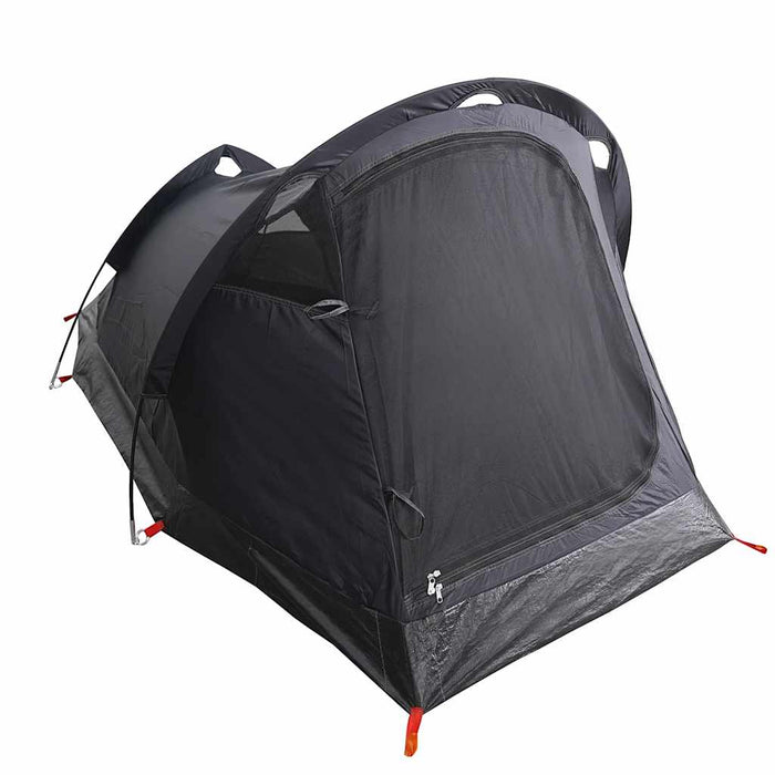 Cort camping tunel 2 persoane, alb, țesătură opacă, impermeabil WALTI