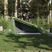 Cort de camping tunel pentru 1 persoană, verde, impermeabil - WALTI WALTI