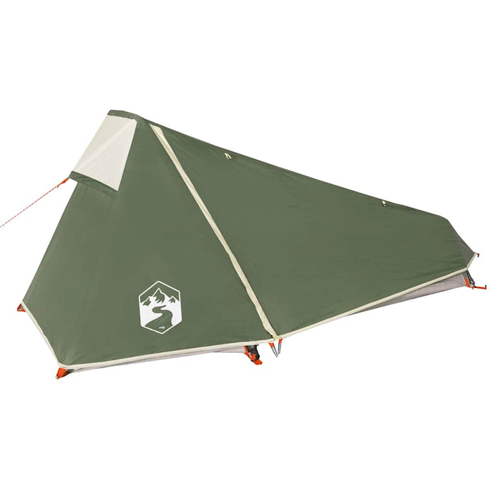 Cort de camping tunel pentru 1 persoană, verde, impermeabil - WALTI WALTI