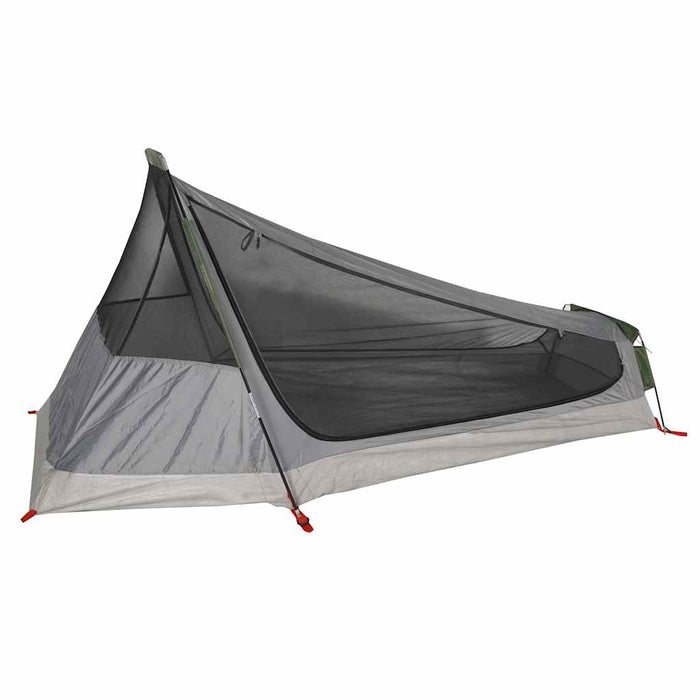 Cort de camping tunel pentru 1 persoană, verde, impermeabil - WALTI WALTI