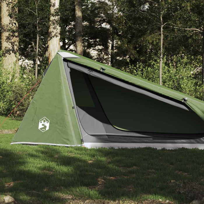 Cort de camping tunel pentru 1 persoană, verde, impermeabil - WALTI WALTI