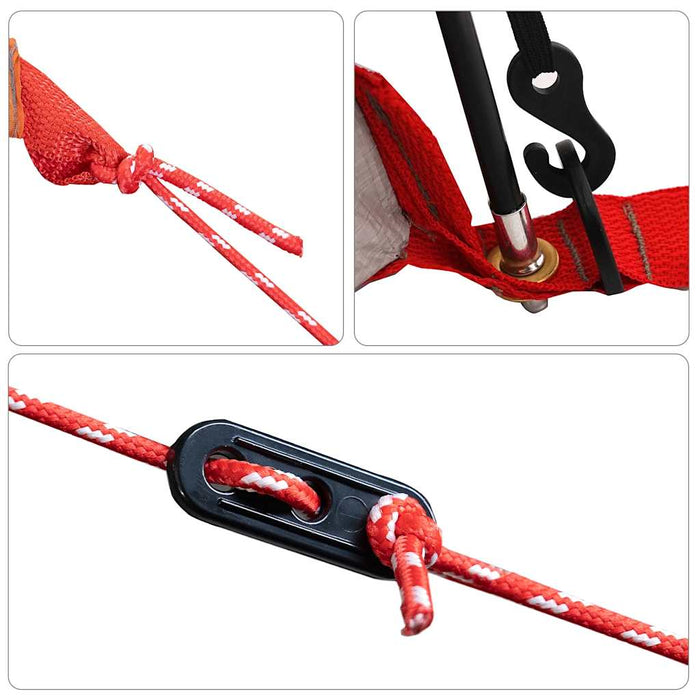 Cort de camping tunel pentru 1 persoană, albastru, impermeabil - WALTI WALTI