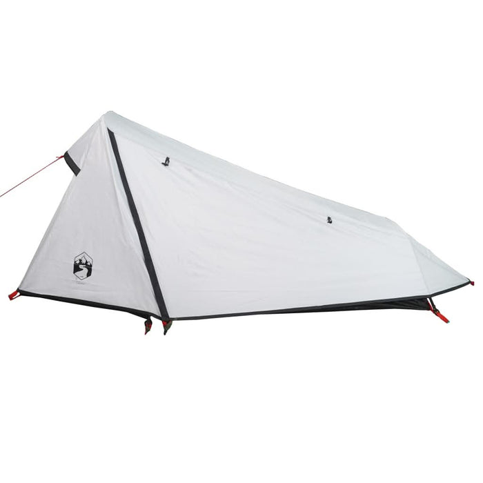 Cort camping tunel 1 persoană, alb, țesătură opacă, impermeabil - WALTI WALTI