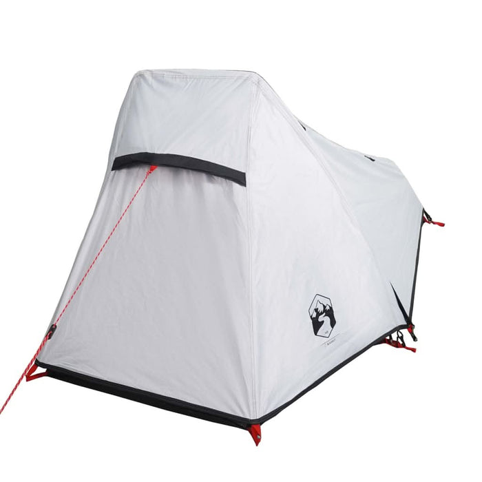 Cort camping tunel 1 persoană, alb, țesătură opacă, impermeabil - WALTI WALTI