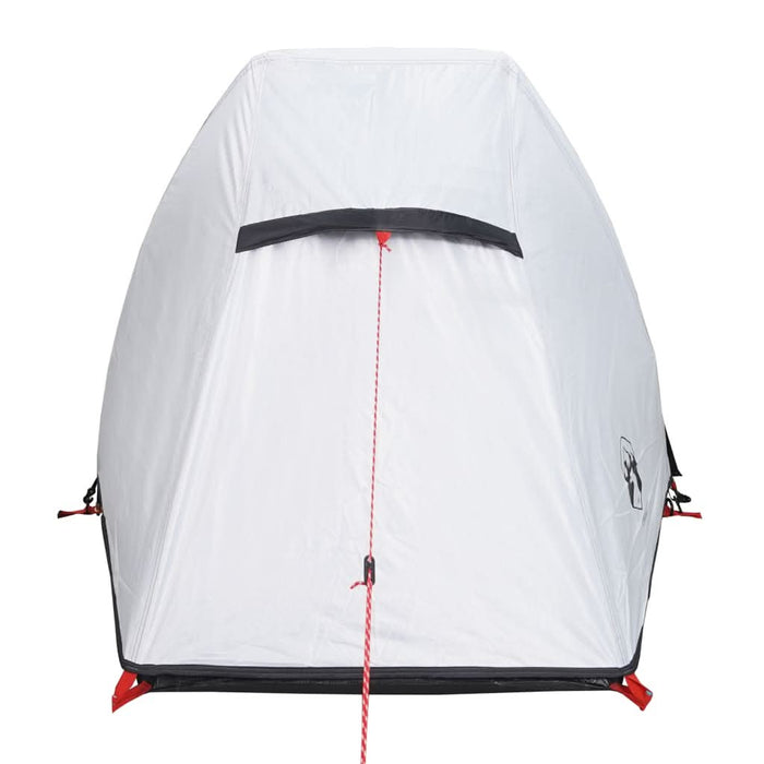 Cort camping tunel 1 persoană, alb, țesătură opacă, impermeabil - WALTI WALTI