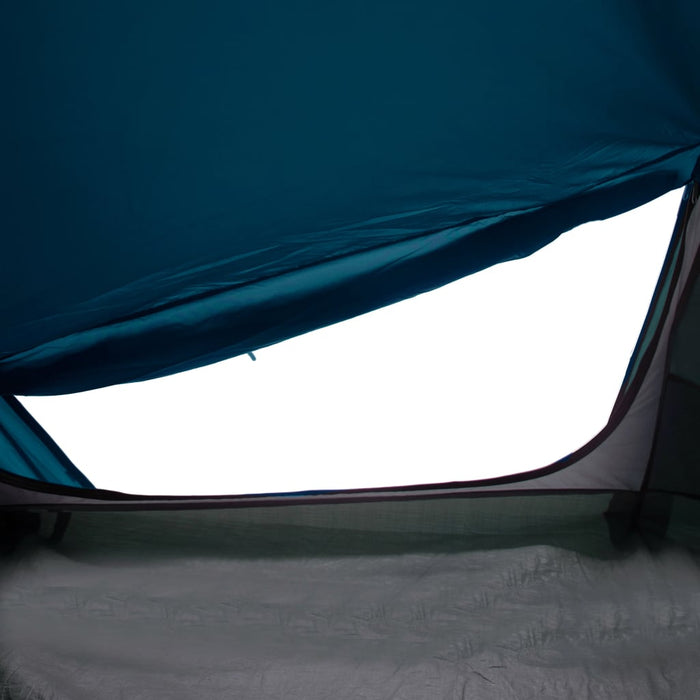 Cort de camping tunel pentru 2 persoane, albastru, impermeabil - WALTI WALTI