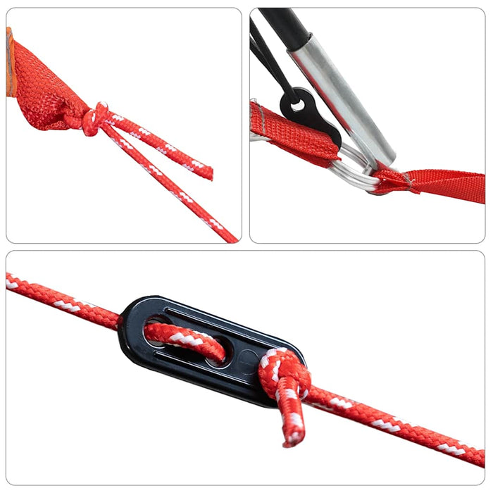 Cort de camping pentru 3 persoane, verde, impermeabil - WALTI WALTI