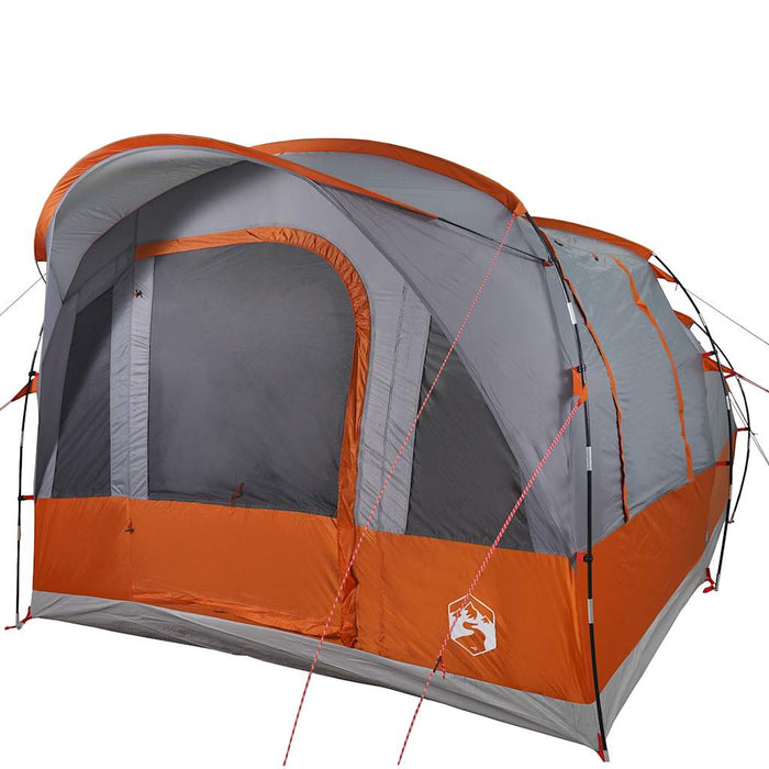 Cort de camping tunel 3 persoane, gri/portocaliu, impermeabil - WALTI WALTI
