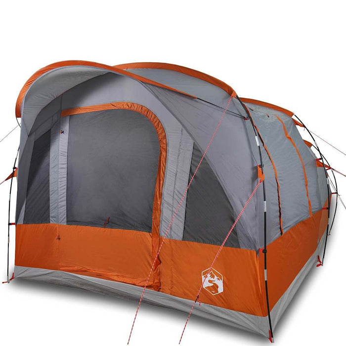 Cort de camping tunel 3 persoane, gri/portocaliu, impermeabil - WALTI WALTI