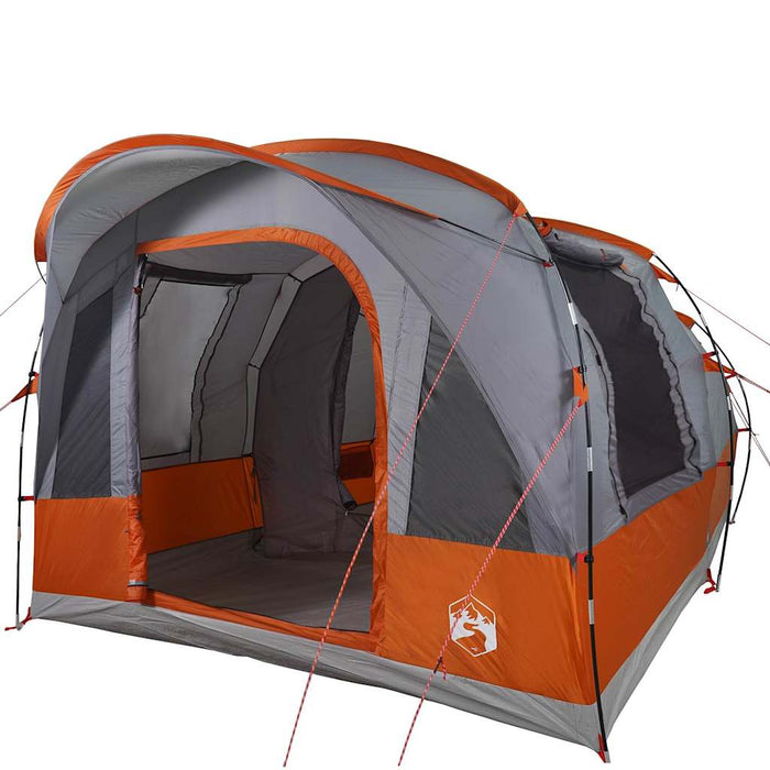 Cort de camping tunel 3 persoane, gri/portocaliu, impermeabil - WALTI WALTI