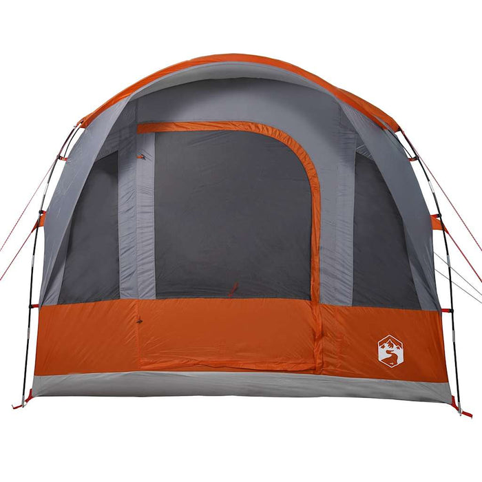 Cort de camping tunel 3 persoane, gri/portocaliu, impermeabil - WALTI WALTI