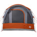 Cort de camping tunel 3 persoane, gri/portocaliu, impermeabil - WALTI WALTI