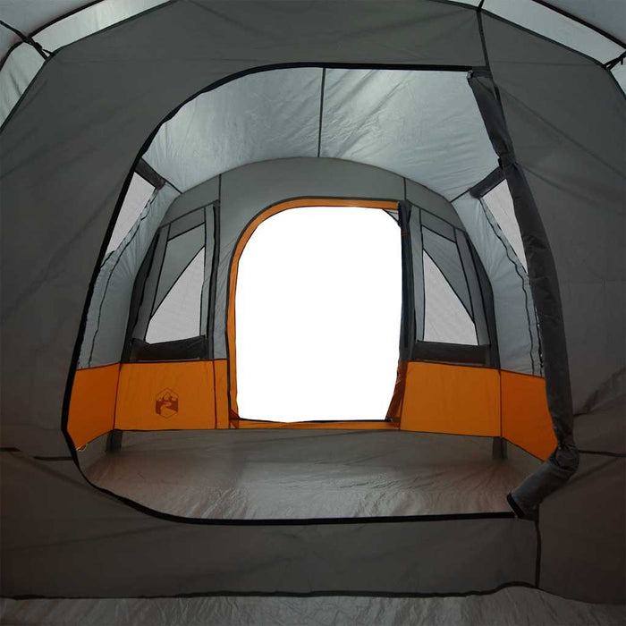 Cort de camping tunel 3 persoane, gri/portocaliu, impermeabil - WALTI WALTI