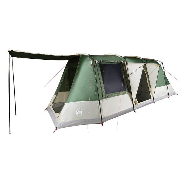 Cort de camping tunel pentru 4 persoane, verde, impermeabil - WALTI WALTI