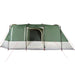 Cort de camping tunel pentru 4 persoane, verde, impermeabil - WALTI WALTI