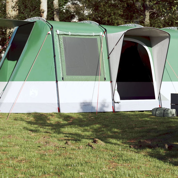 Cort de camping tunel pentru 4 persoane, verde, impermeabil - WALTI WALTI
