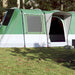 Cort de camping tunel pentru 4 persoane, verde, impermeabil - WALTI WALTI