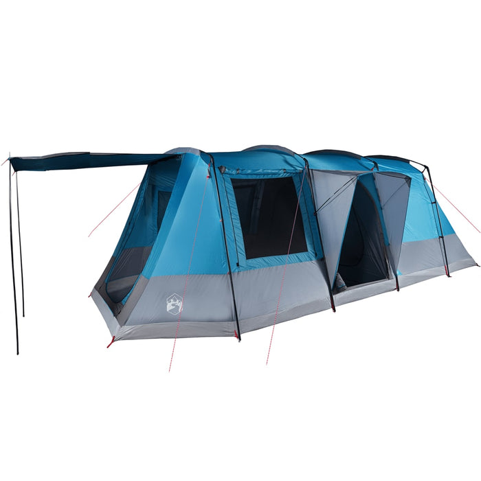 Cort de camping tunel pentru 4 persoane, albastru, impermeabil - WALTI WALTI