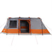 Cort de camping tunel 4 persoane, gri/portocaliu, impermeabil - WALTI WALTI