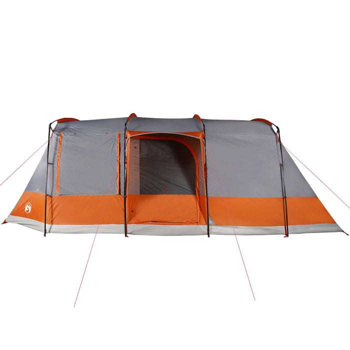 Cort de camping tunel 4 persoane, gri/portocaliu, impermeabil - WALTI WALTI