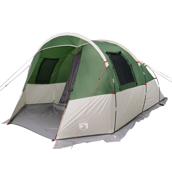 Cort de camping tunel pentru 4 persoane, verde, impermeabil - WALTI WALTI